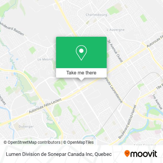 Lumen Division de Sonepar Canada Inc map