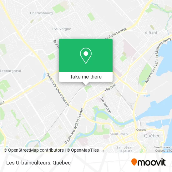 Les Urbainculteurs map