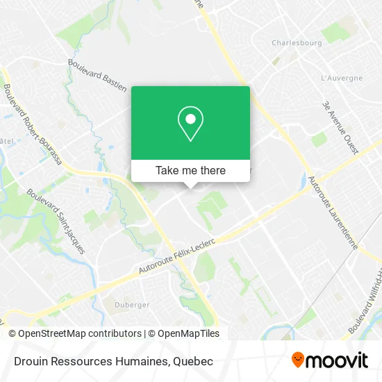 Drouin Ressources Humaines map