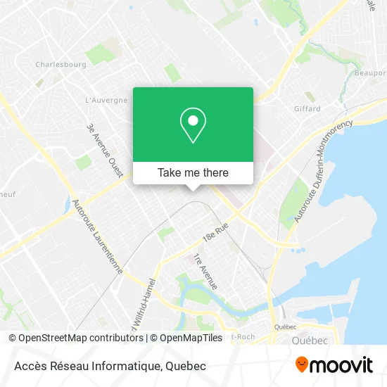 Accès Réseau Informatique map