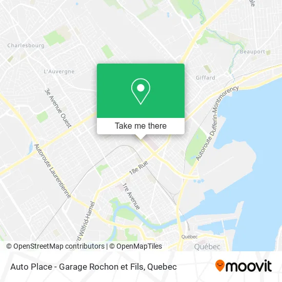 Auto Place - Garage Rochon et Fils map