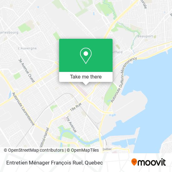 Entretien Ménager François Ruel map