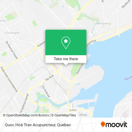 Quoc Hoà Tran Acupuncteur map