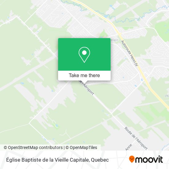 Église Baptiste de la Vieille Capitale map