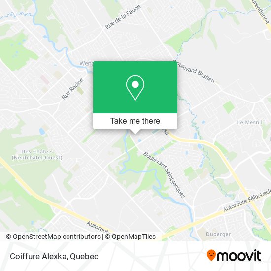 Coiffure Alexka map