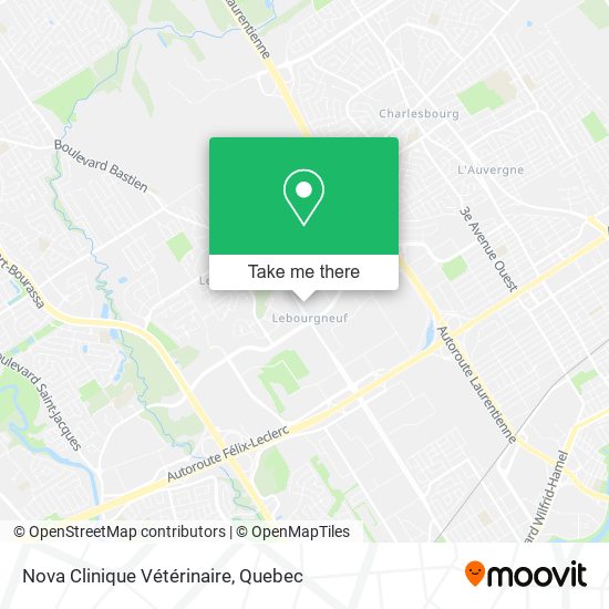 Nova Clinique Vétérinaire map
