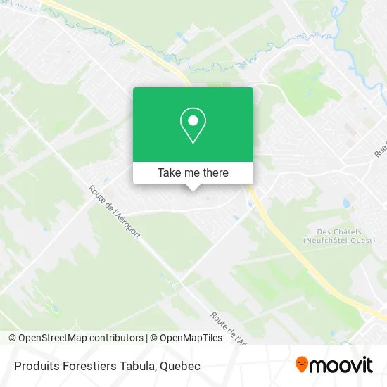 Produits Forestiers Tabula map