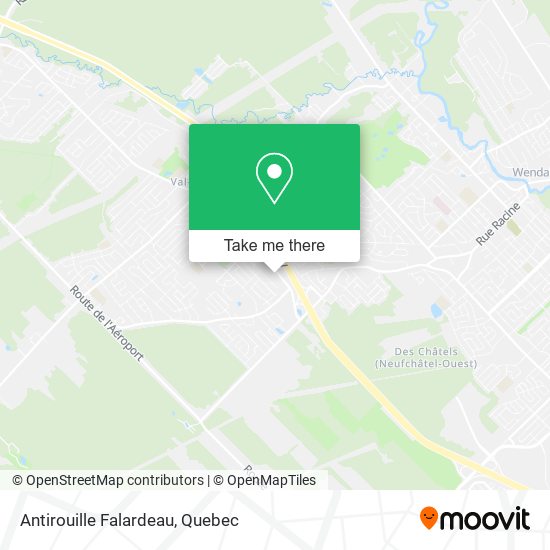 Antirouille Falardeau map