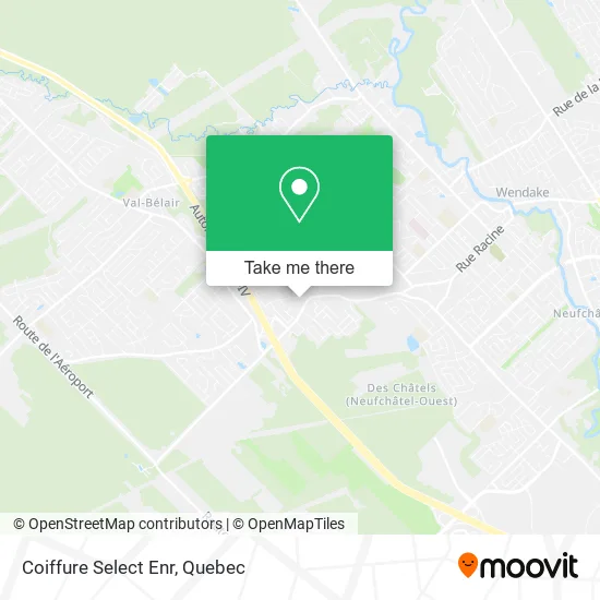 Coiffure Select Enr map