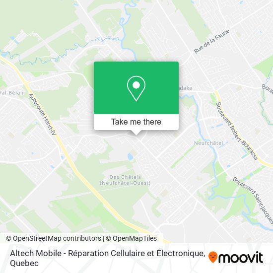Altech Mobile - Réparation Cellulaire et Électronique map