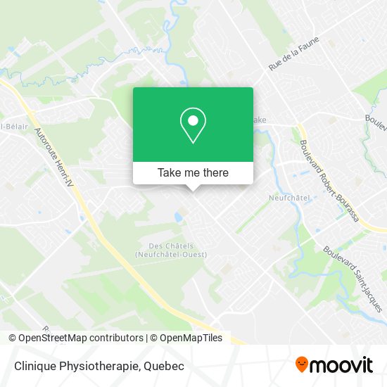 Clinique Physiotherapie map