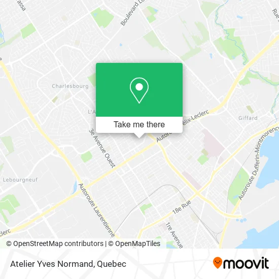 Atelier Yves Normand map