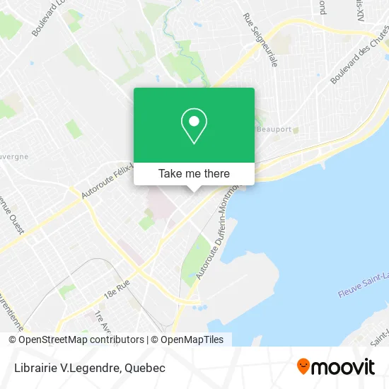 Librairie V.Legendre map