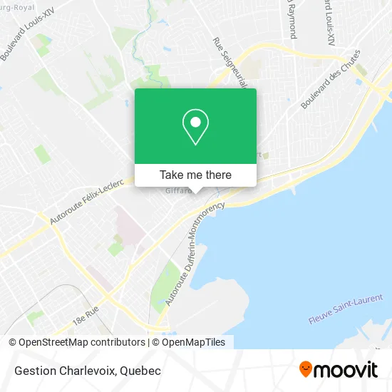 Gestion Charlevoix map