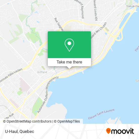 U-Haul map