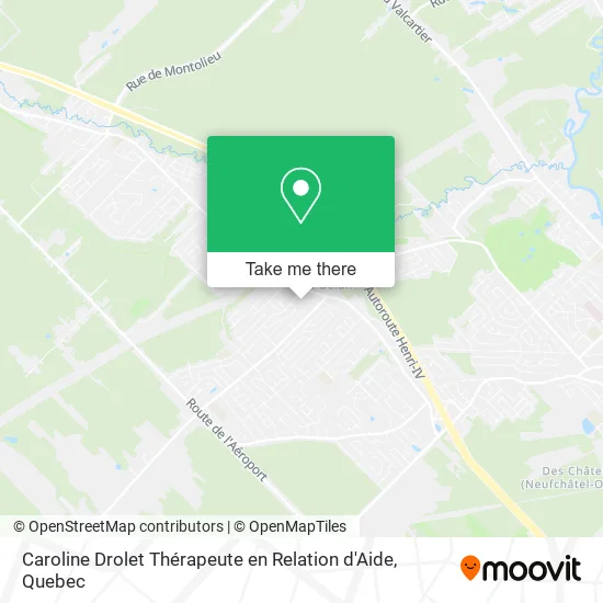 Caroline Drolet Thérapeute en Relation d'Aide map