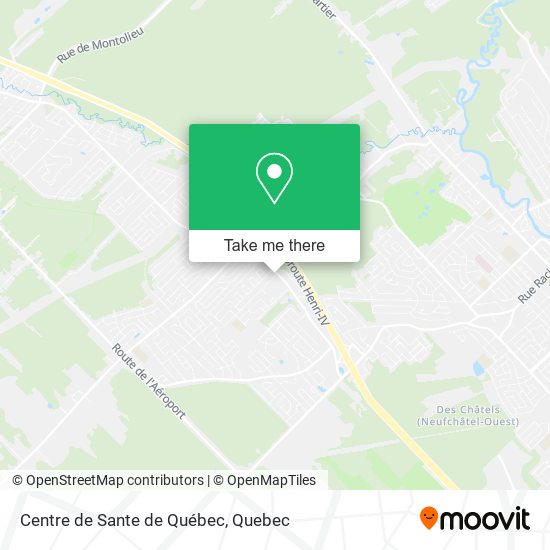 Centre de Sante de Québec map