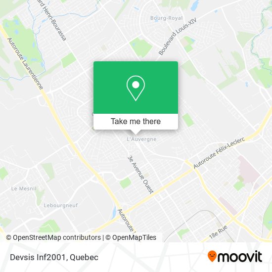 Devsis Inf2001 map