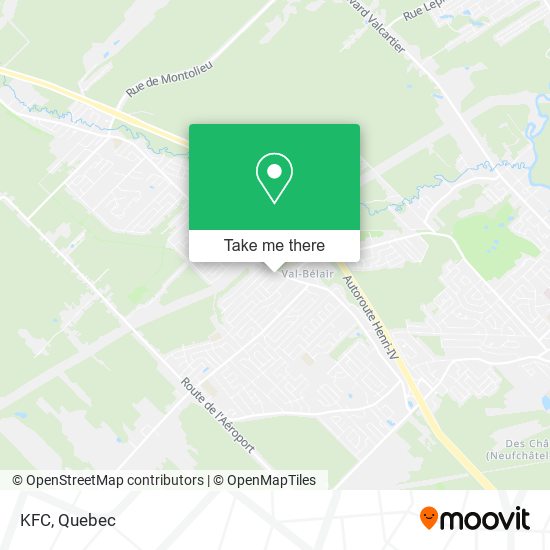 KFC map