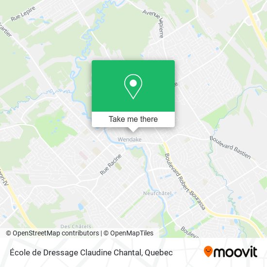 École de Dressage Claudine Chantal map