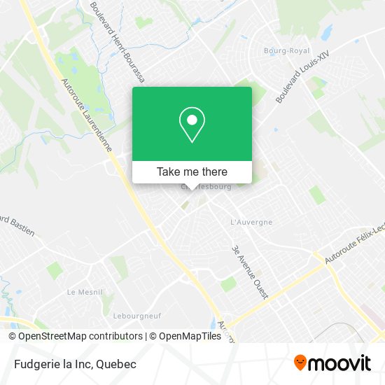 Fudgerie la Inc map