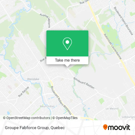 Groupe Fabforce Group map