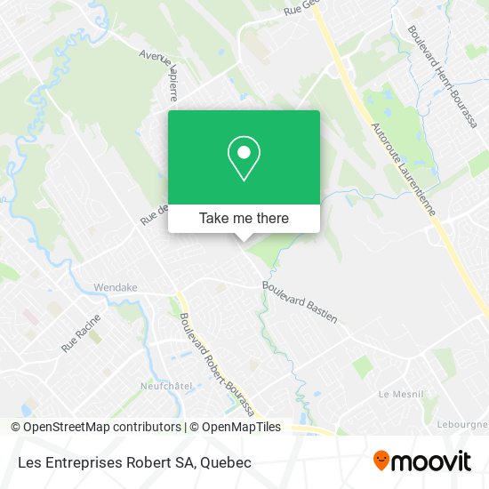 Les Entreprises Robert SA map