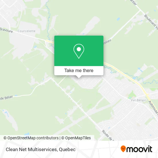 Clean Net Multiservices map