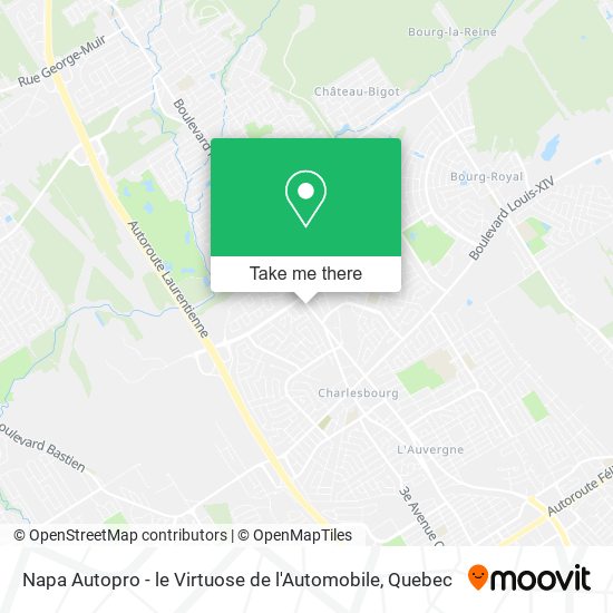 Napa Autopro - le Virtuose de l'Automobile map