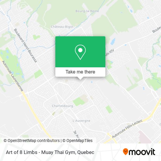 Art of 8 Limbs - Muay Thaï Gym map
