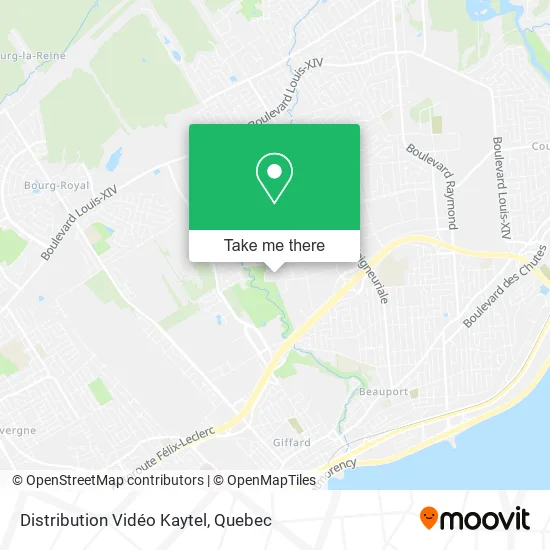 Distribution Vidéo Kaytel map