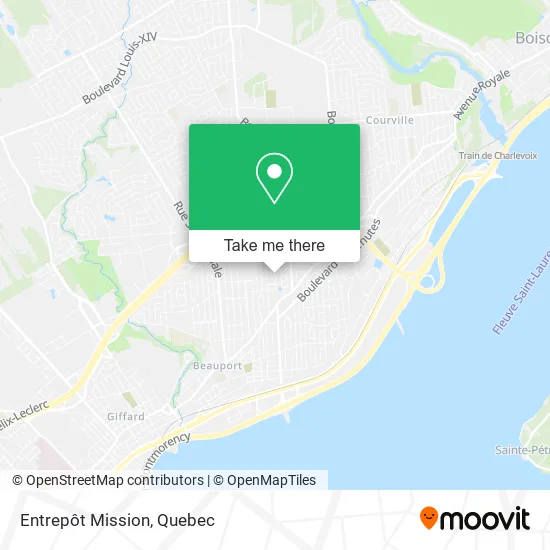 Entrepôt Mission map