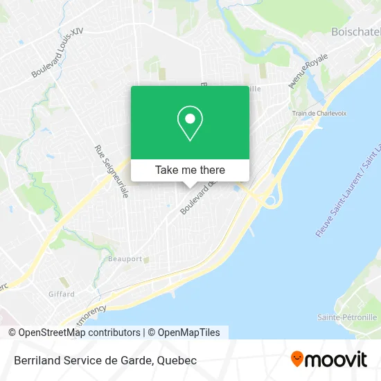 Berriland Service de Garde map