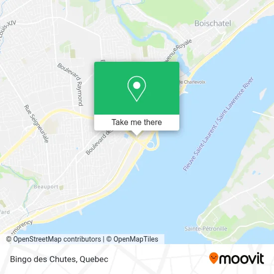 Bingo des Chutes map