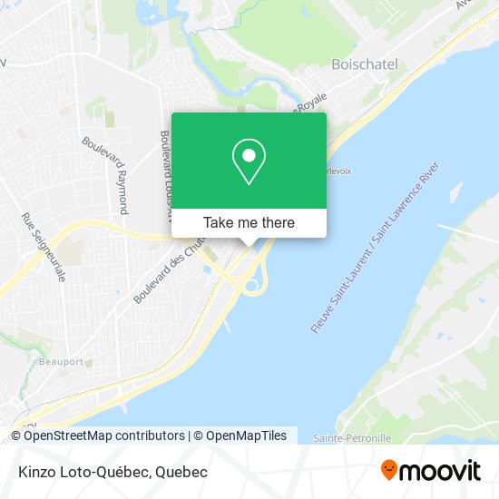 Kinzo Loto-Québec map