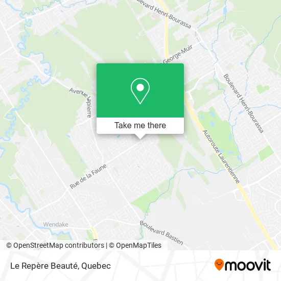 Le Repère Beauté map