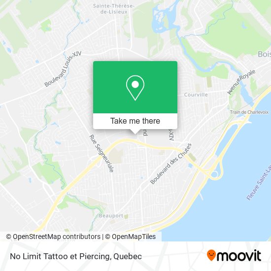 No Limit Tattoo et Piercing map