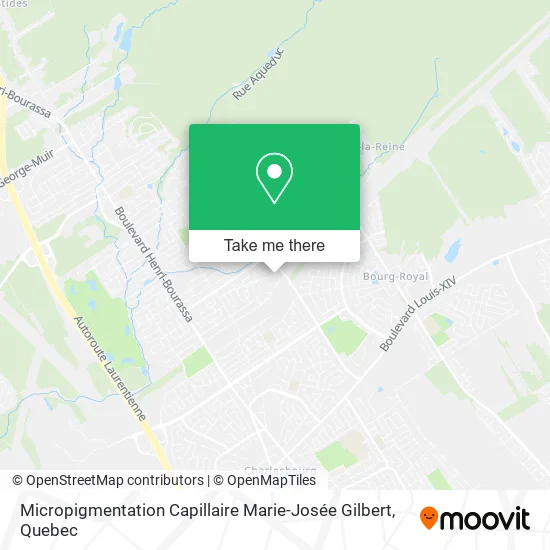 Micropigmentation Capillaire Marie-Josée Gilbert map