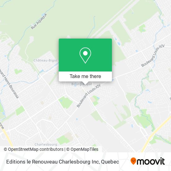 Editions le Renouveau Charlesbourg Inc map