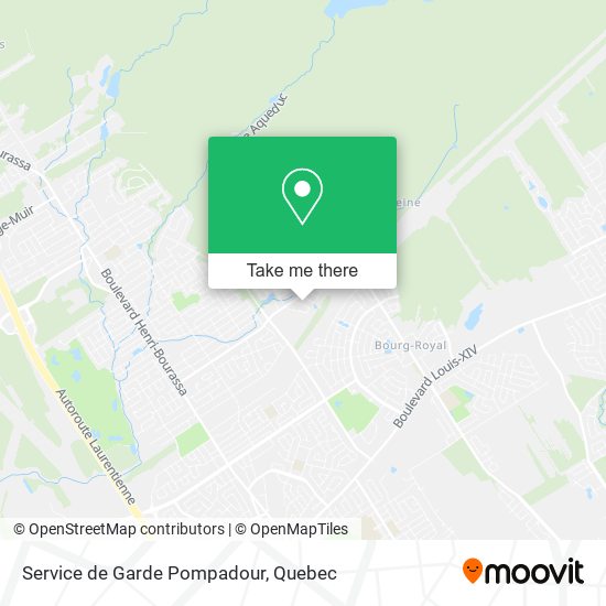 Service de Garde Pompadour map