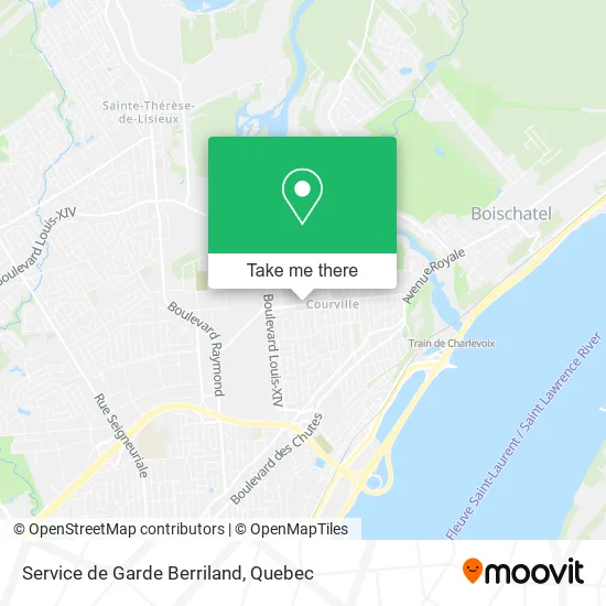 Service de Garde Berriland map