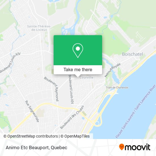 Animo Etc Beauport map