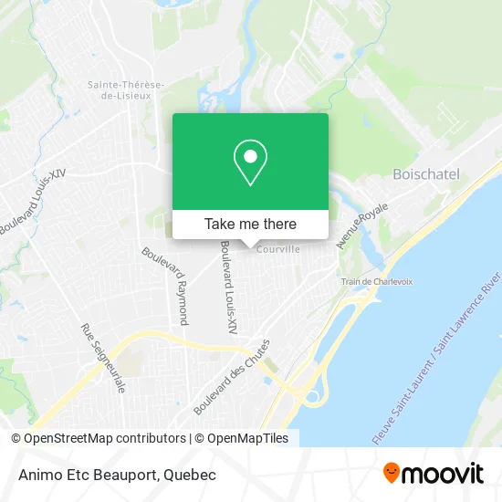 Animo Etc Beauport map