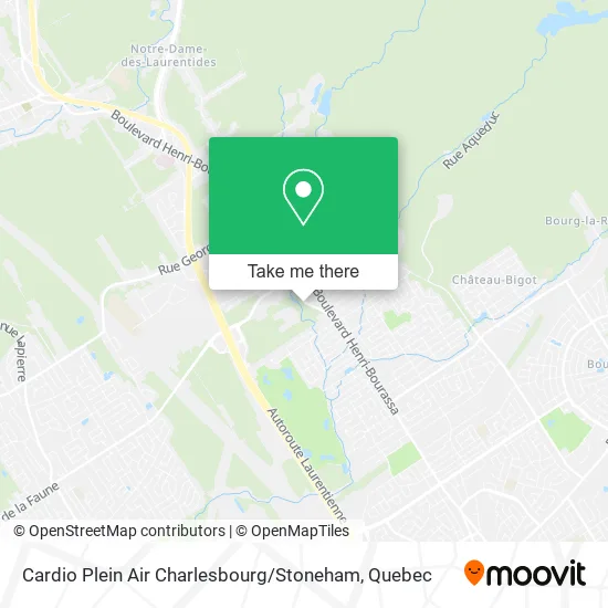 Cardio Plein Air Charlesbourg / Stoneham map