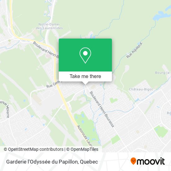 Garderie l'Odyssée du Papillon map