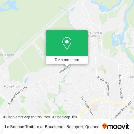 Le Boucan Traiteur et Boucherie - Beauport map