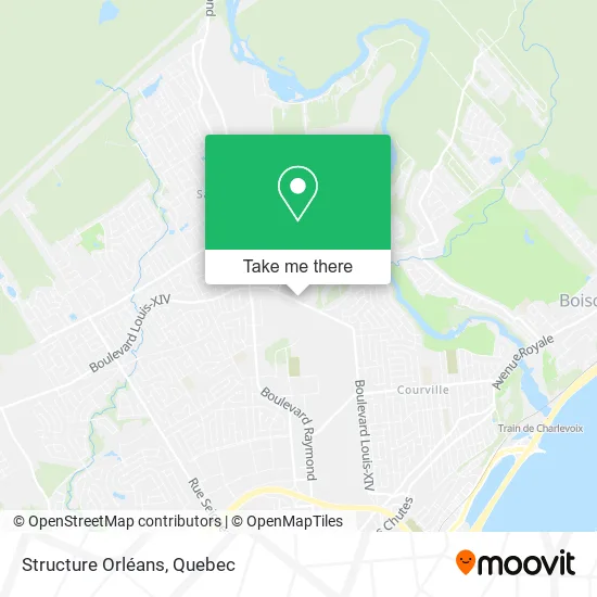 Structure Orléans map