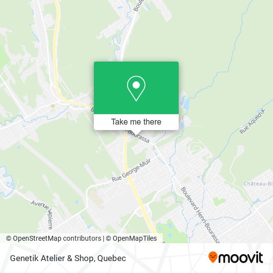 Genetik Atelier & Shop map