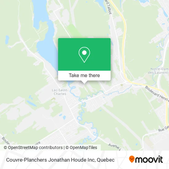 Couvre-Planchers Jonathan Houde Inc map