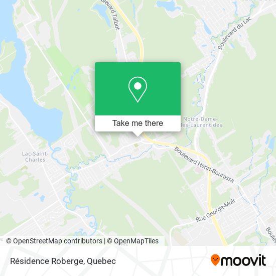 Résidence Roberge map